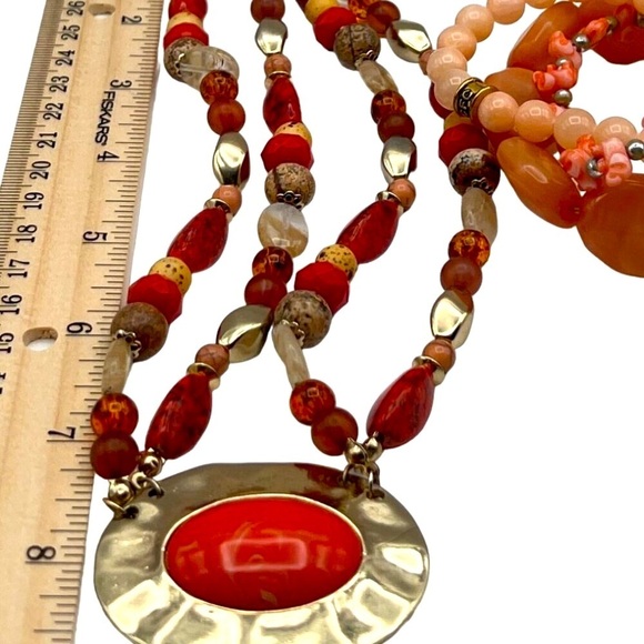 Handmade Beaded Necklace & Bracelet Set    N81 - Picture 7 of 7